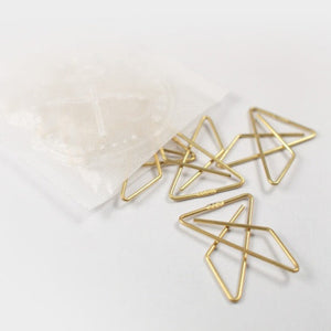 Tools to Liveby Gold Brass Paper Clips - Ideal
