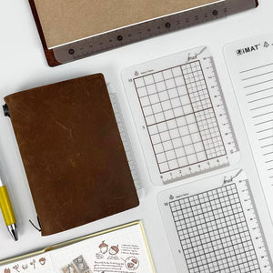 iMat Portable 3pc Set Pencil Board With Grids
