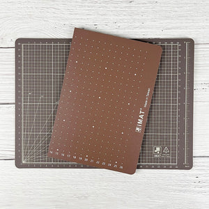 iMAT 2mm Book-Shaped Folding Cutting Mat A4 - Caramel Macchiato