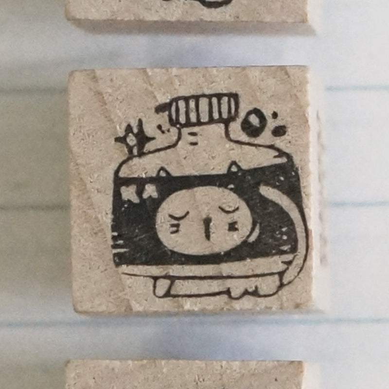 Black Milk Project Rubber Stamp - Neko Mail (S) - Ink