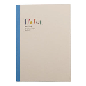 Iroful A5 Notebook - White Paper Plain 96 Pages - Paper Plus Cloth