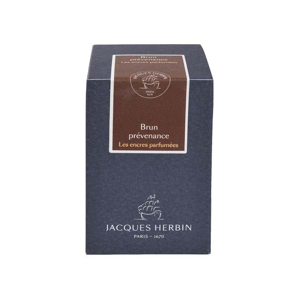 J. Herbin Fountain SCENTED Pen Ink - 50 ml Bottle - Brun Prévenance - Paper Plus Cloth