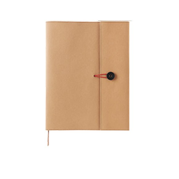 King Jim Kraft Notebook Cover - A6 - Beige - Paper Plus Cloth