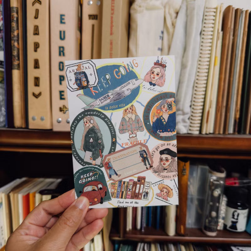 La Dolce Vita Postcard - Sweet Travel Agency