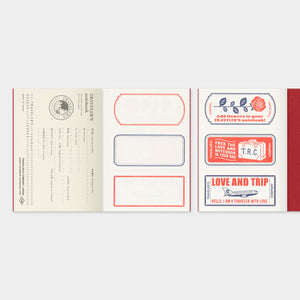 AUGUST DELIVERY PRE ORDER: Ltd. Edition Traveler's Notebook LOVE AND TRIP - REFILL - Passport