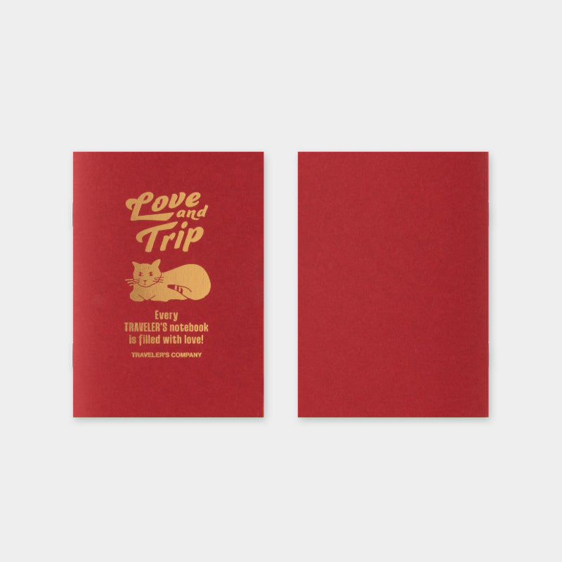 AUGUST DELIVERY PRE ORDER: Ltd. Edition Traveler's Notebook LOVE AND TRIP - REFILL - Passport