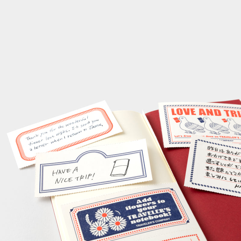 AUGUST DELIVERY PRE ORDER: Ltd. Edition Traveler's Notebook LOVE AND TRIP - REFILL - Regular