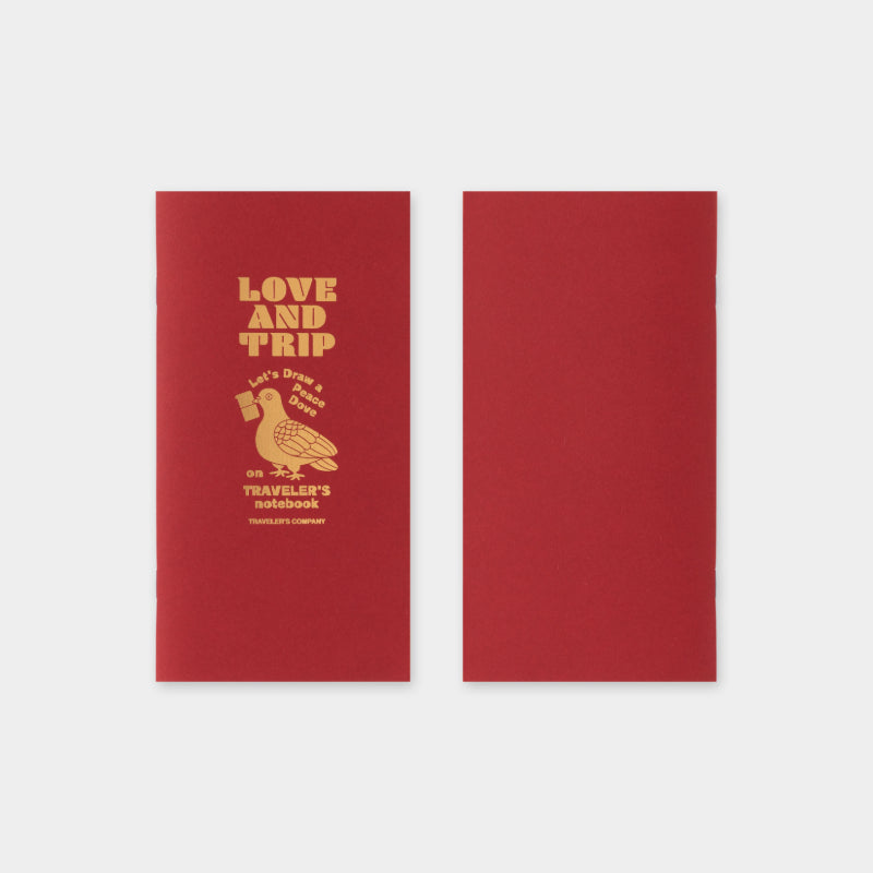 AUGUST DELIVERY PRE ORDER: Ltd. Edition Traveler's Notebook LOVE AND TRIP - REFILL - Regular