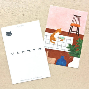 Cozyca x Mariko Fukuoka Postcard Set - 25562 Meow Meow
