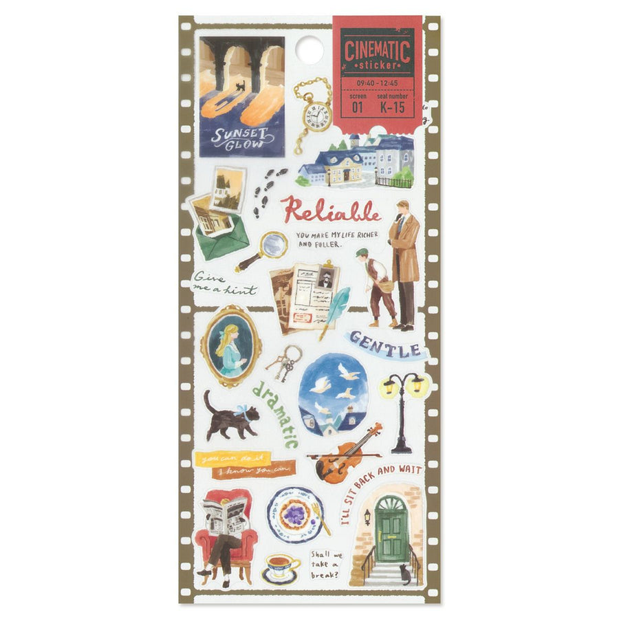 Mind Wave Cinematic Sticker Sheet - Mystery 82597