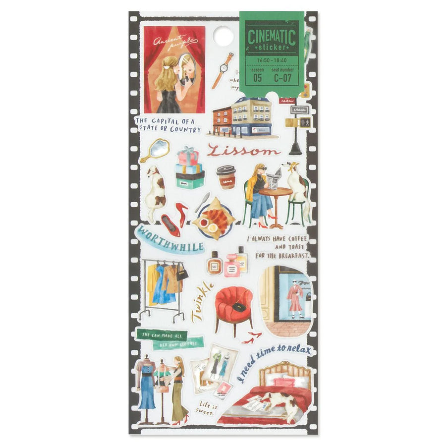 Mind Wave Cinematic Sticker Sheet - Fashion 82601