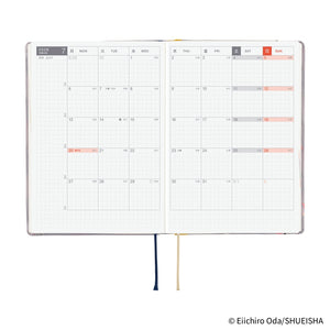 PRE ORDER 2026 Hobonichi A6 HON (Japanese): ONE PIECE magazine: Hiriluk’s Cherry Blossoms
