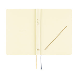 2026 Hobonichi A6 HON: Slash - Ivory