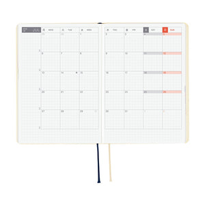 2026 Hobonichi A6 HON: Slash - Ivory