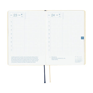 2026 Hobonichi A6 HON: Slash - Ivory