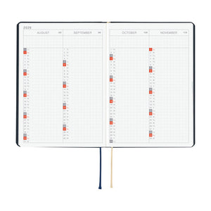 2026 Hobonichi A6 HON: Slash - Navy