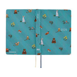 2026 Hobonichi A6 HON: Bow & Tie - In the Forest