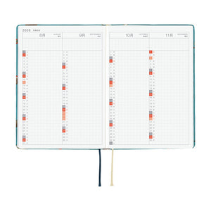 2026 Hobonichi A6 HON: Bow & Tie - In the Forest