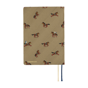 2026 Hobonichi A6 HON: Bow & Tie - Galloping Horses