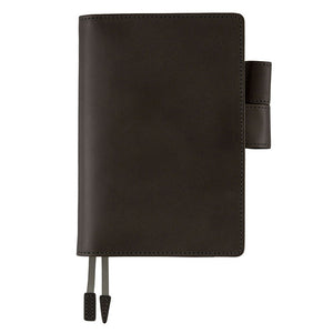 IN STOCK: 2024 Hobonichi COVER A6 Leather: TS Basic - Black