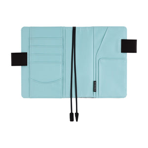 2026 Hobonichi COVER A6: Colors - Black x Clear Blue
