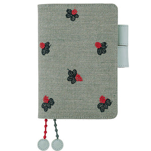 IN STOCK: 2024 Hobonichi COVER A6 Mina Perhonen: Light Berry (Green)