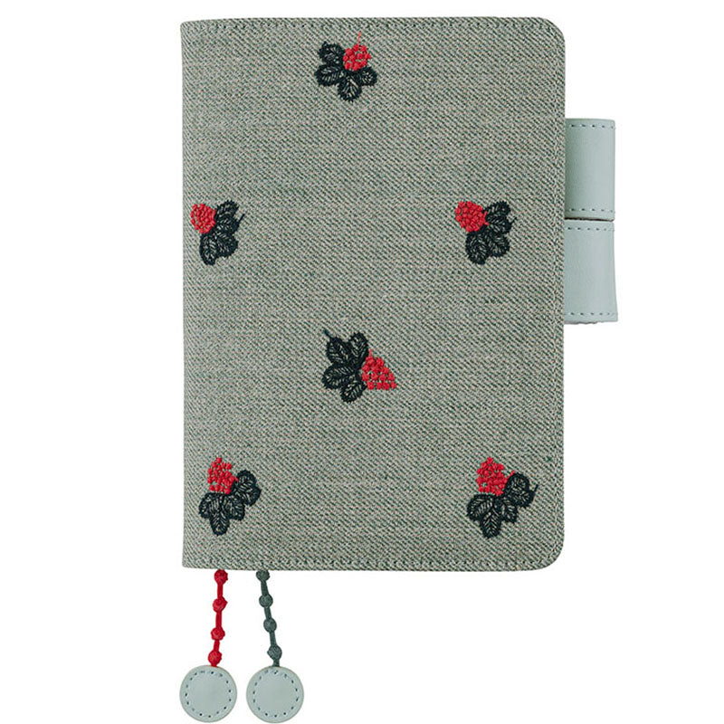 IN STOCK: 2024 Hobonichi COVER A6 Mina Perhonen: Light Berry (Green)