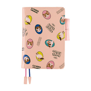 2026 Hobonichi COVER A6: Candy Stripper - Random Dog & Cat (Pink)
