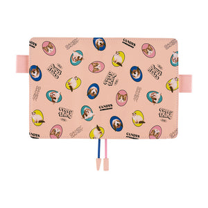 2026 Hobonichi COVER A6: Candy Stripper - Random Dog & Cat (Pink)