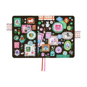 2026 Hobonichi COVER A6: Yumi Kitagishi - White Cat's Table Decorations
