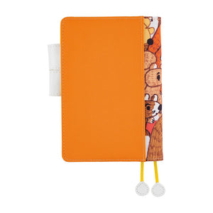 2026 Hobonichi COVER A6: 100%ORANGE - Squirrel Squadron