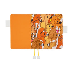 2026 Hobonichi COVER A6: 100%ORANGE - Squirrel Squadron