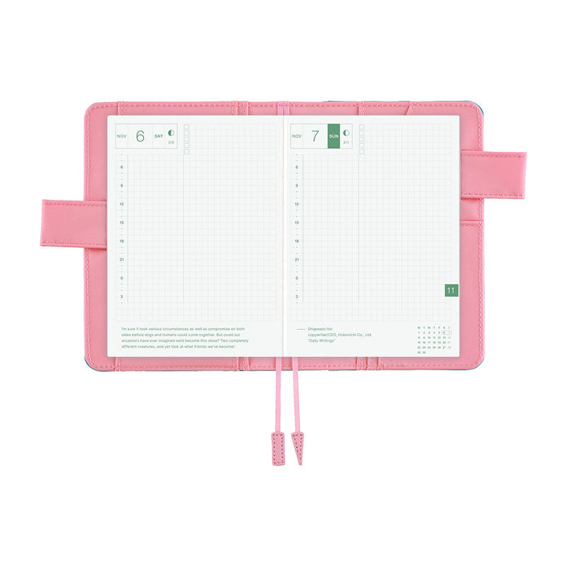 2027 Hobonichi COVER A6: Colors - Blue Parasol