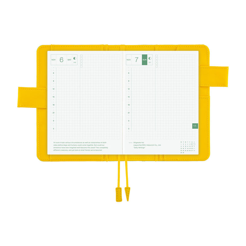 2027 Hobonichi COVER A6: Colors - Fresh Citron