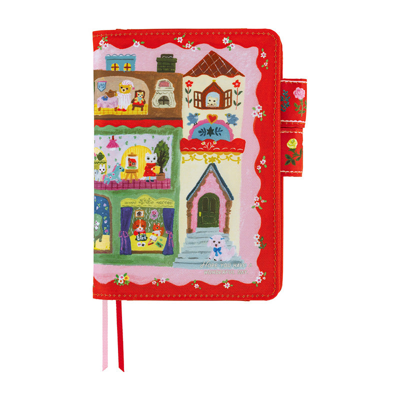 2027 Hobonichi COVER A6: Yumi Kitagishi - White Cat House