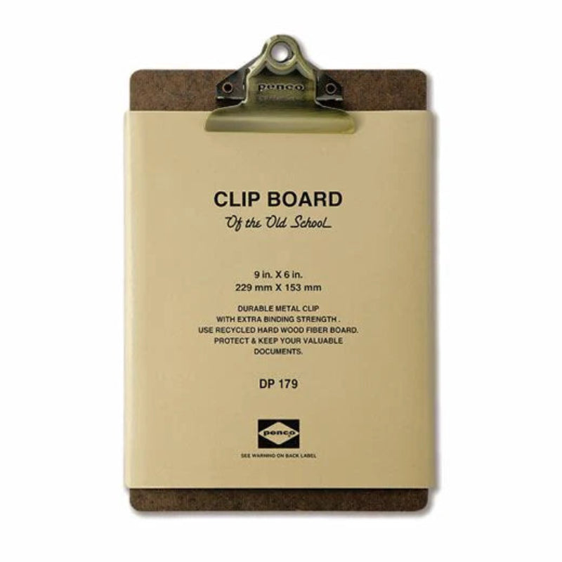 Penco Old School A5 Clipboard - Bronze