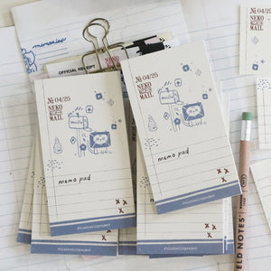 Black Milk Project Neko Mail - Perforated memo pad