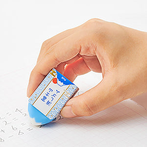 PLUS Air-In Ltd. Edition Mt. Fuji Eraser - Red Wrap + Pink Eraser