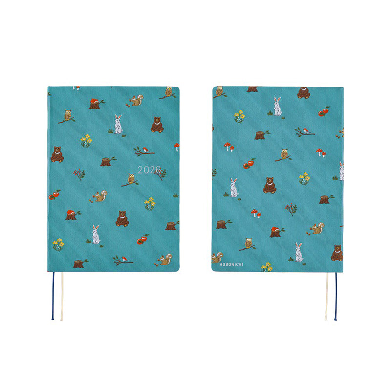2026 Hobonichi A5 HON: Bow & Tie - In the Forest