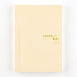 2026 Hobonichi A5 English Cousin Book