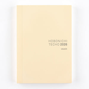 2026 Hobonichi A5 Japanese Cousin Book