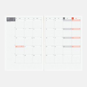 2026 Hobonichi A5 Japanese Cousin Avec Books (6-Month x 2)