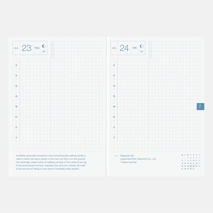 2026 Hobonichi A6 English Original Book