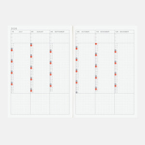 2026 Hobonichi A5 English Cousin Book