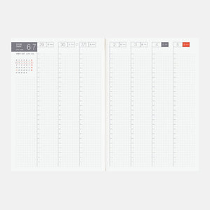 2026 Hobonichi A5 Japanese Cousin Avec Books (6-Month x 2)
