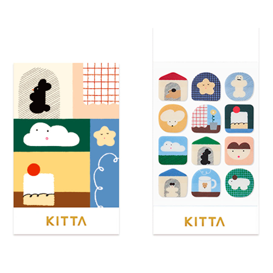 King Jim KITTA CLEAR Icon Stickers - KITT028 My Home