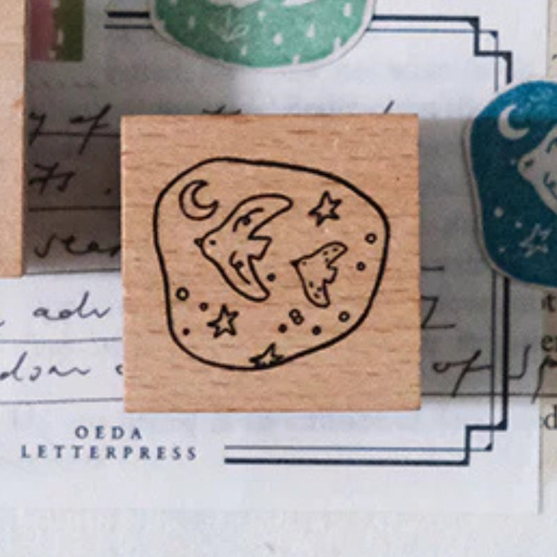 EileenTai.85 Rubber Stamp - Birds Day & Night - Set B