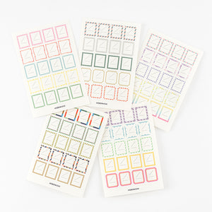 Hobonichi Accessories: Frame Stickers for Dates
