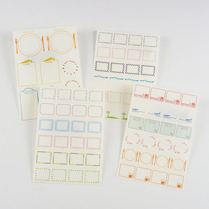 Hobonichi Accessories: Frame Stickers