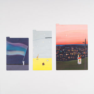 Late OCT Pre Order: 2024 Hobonichi A5 Pencil Board - Hiroko Kubota: Count the Lights